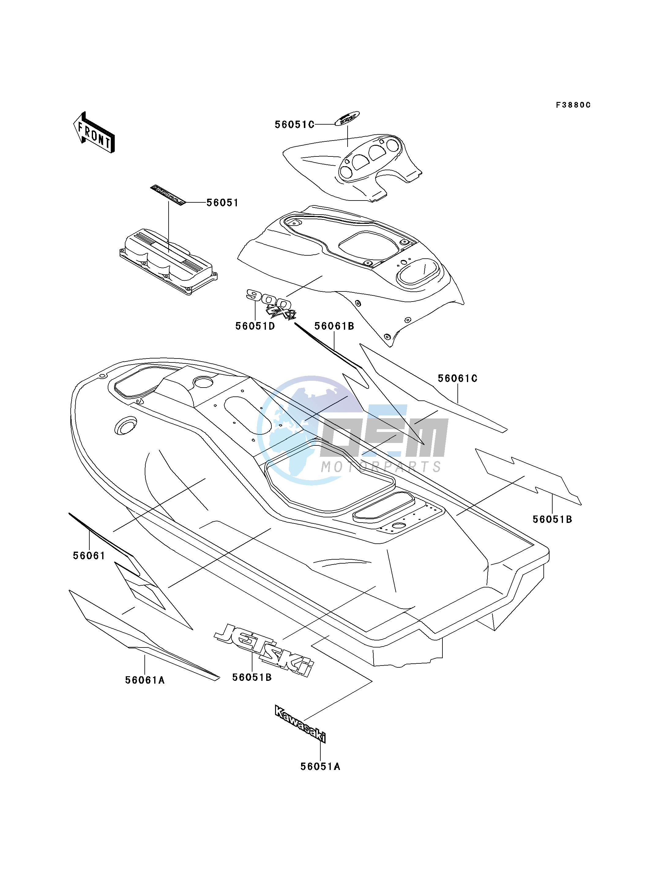 DECALS-- JH900-A3- -