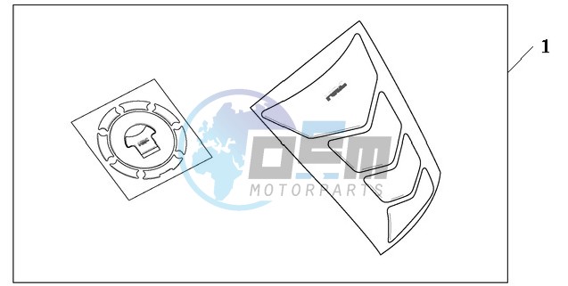 TANKPAD / FUEL LID COVER