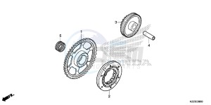 CRF250LE CRF250L Korea - (KO) drawing STARTING CLUTCH