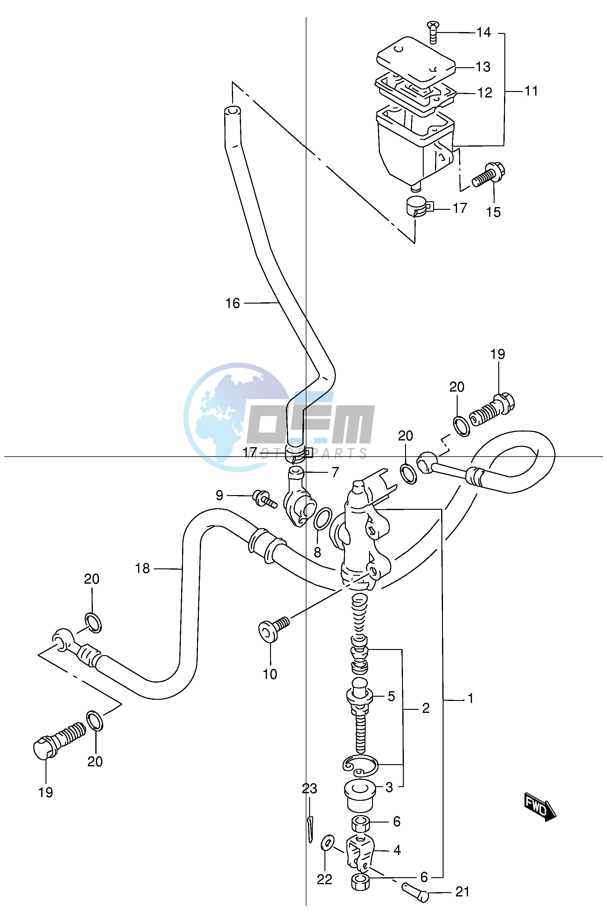 REAR MASTER CYLINDER