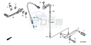 CBR1000RA9 Korea - (KO / ABS HRC) drawing PEDAL