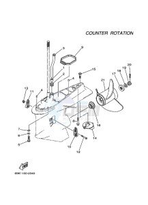 FL200A drawing PROPELLER-HOUSING-AND-TRANSMISSION-4