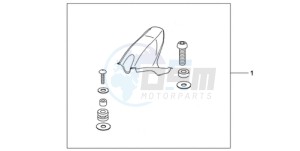 CBR1000RR9 Europe Direct - (ED / MME REP) drawing CARBON FIBER HUGGER