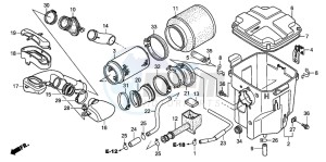 TRX500FPE drawing AIR CLEANER