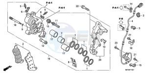 CBF1000S9 Ireland - (EK) drawing R. FRONT BRAKE CALIPER (CBF1000A/T/S)