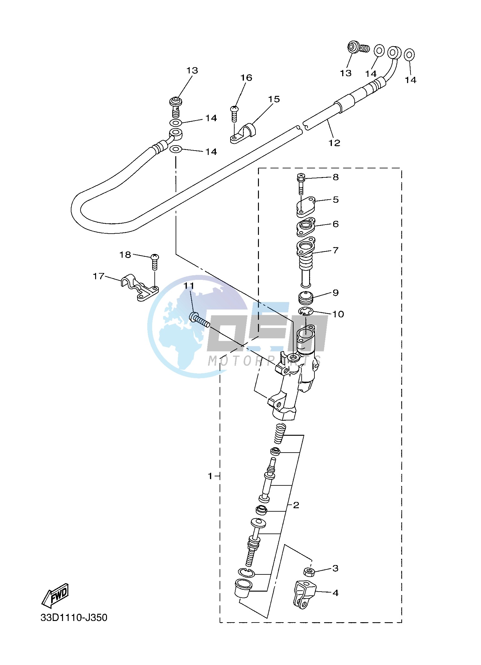 REAR MASTER CYLINDER