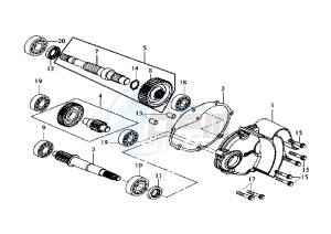 JOYRIDE EU2 - 200 cc drawing GEAR GROUP