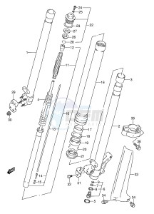 RMX250 (E1) drawing FRONT DAMPER (MODEL S)