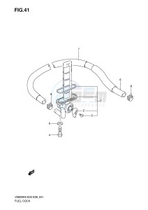 VS800 (E3-E28) INTRUDER drawing FUEL COCK