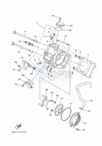 YFM450FWB KODIAK 450 (BJ5E) drawing CYLINDER HEAD