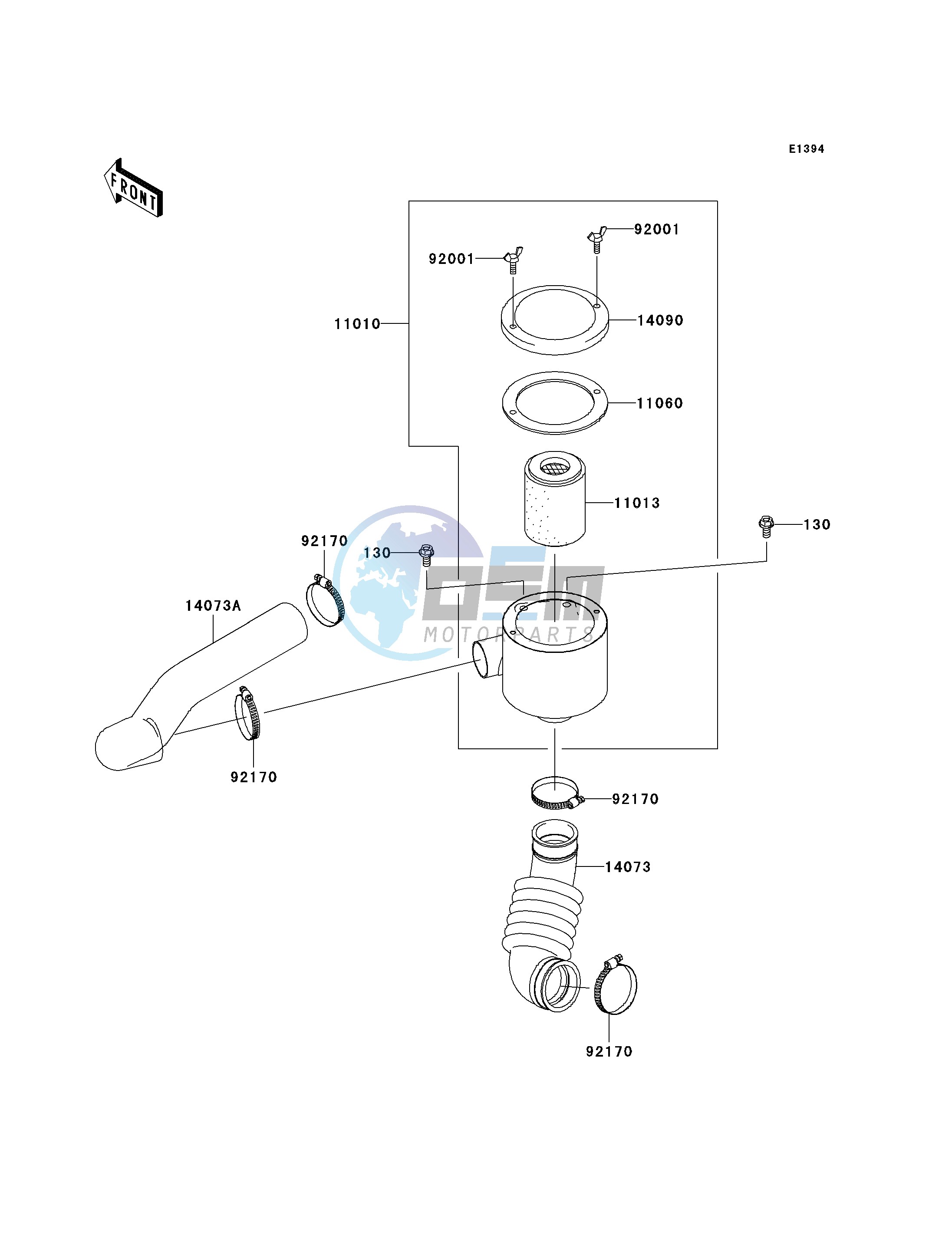 AIR CLEANER-BELT CONVERTER