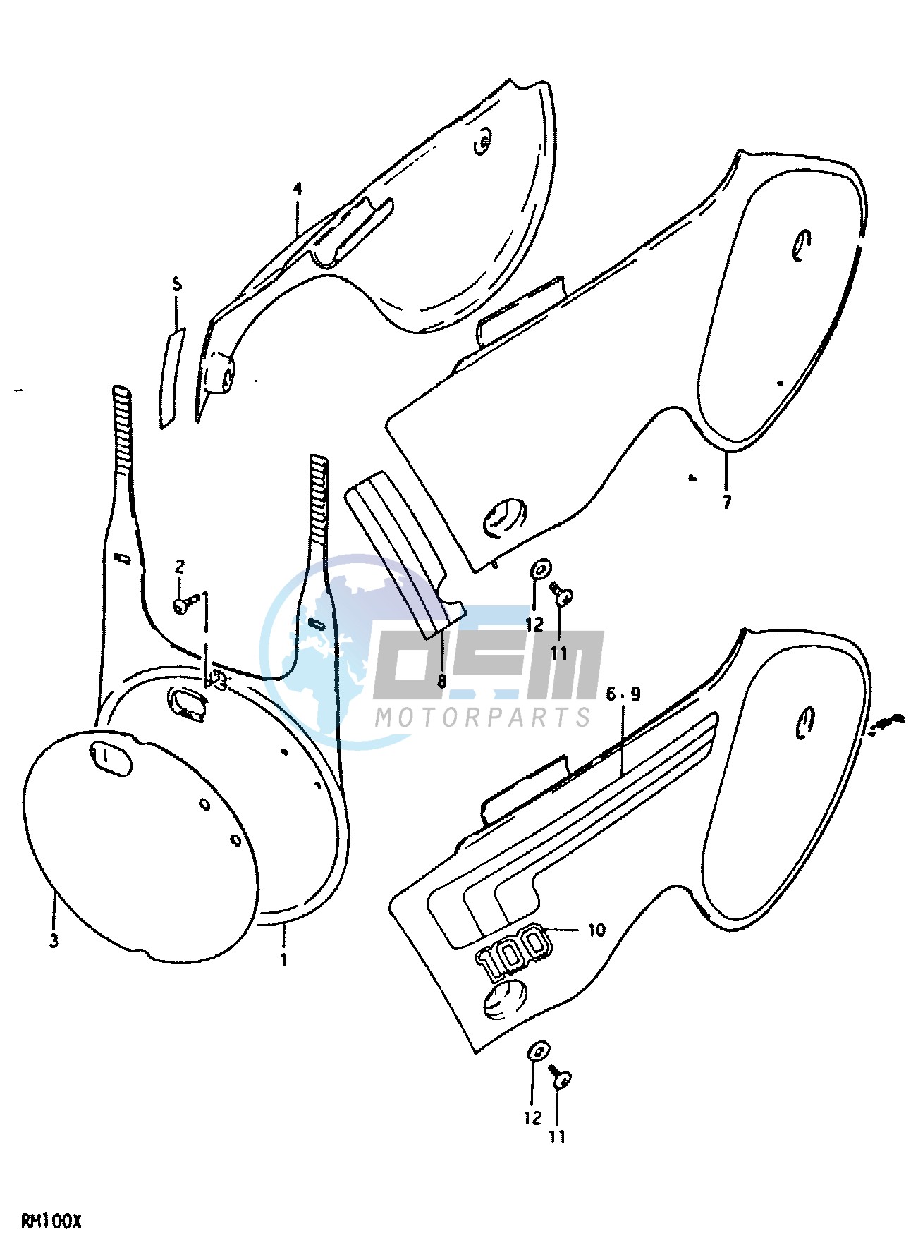 FRAME COVER (RM100N, RM100T)