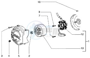 Runner 50 SP drawing Flywheel magneto