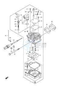 DF 9.9A drawing Carburetor Non-Remote Control