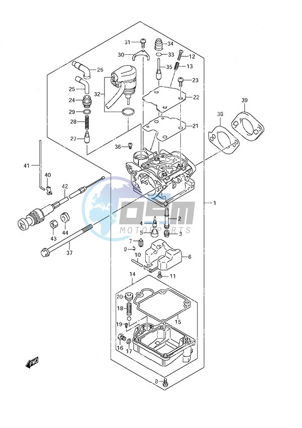 Carburetor Non-Remote Control