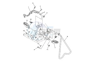 YZ 85 drawing STAND-FOODREST