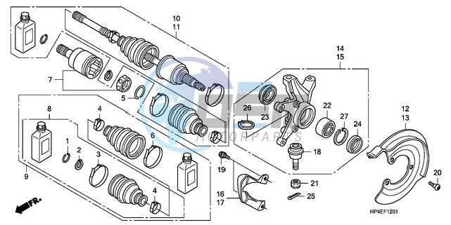 FRONT KNUCKLE (4WD)