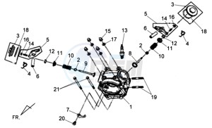 CELLO 50 drawing CYLINDER HEAD CPL