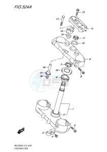 RM-Z250 EU drawing STEERING STEM