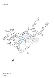 AN650 (E2) Burgman drawing FRAME (AN650L1 E19)