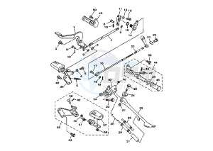 XVS DRAG STAR 650 drawing STAND-FOOTREST