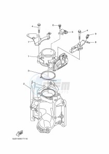 FL300BET1X drawing THROTTLE-BODY