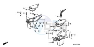 NT700VA UK - (E / MKH) drawing FAIRING POCKET