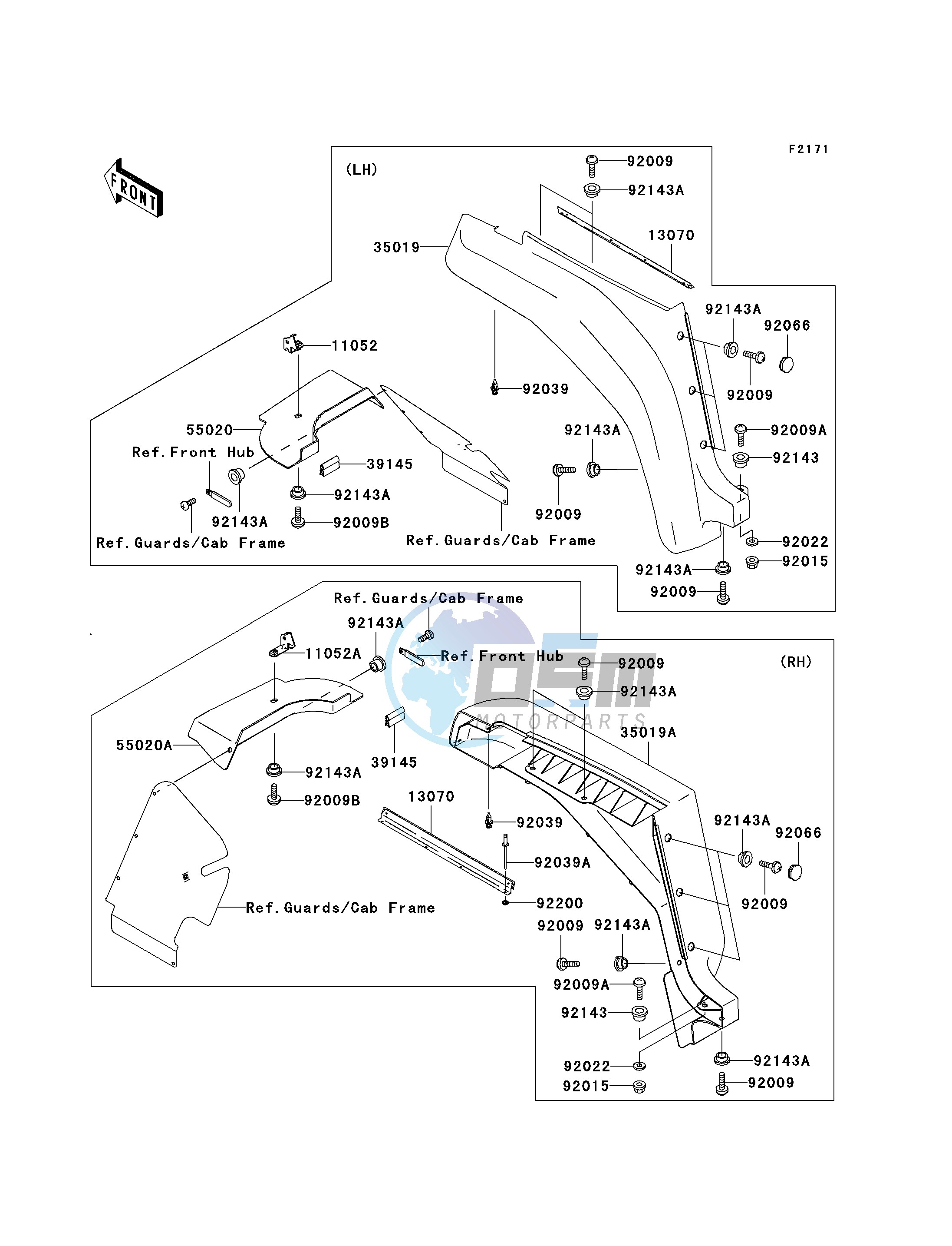 FRONT FENDER-- S- -