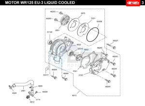 MARATHON-125-BLACK drawing WATER PUMP