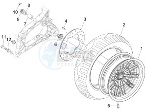 MP3 300 ie lt MP3 300 ie lt Sport drawing Rear Wheel