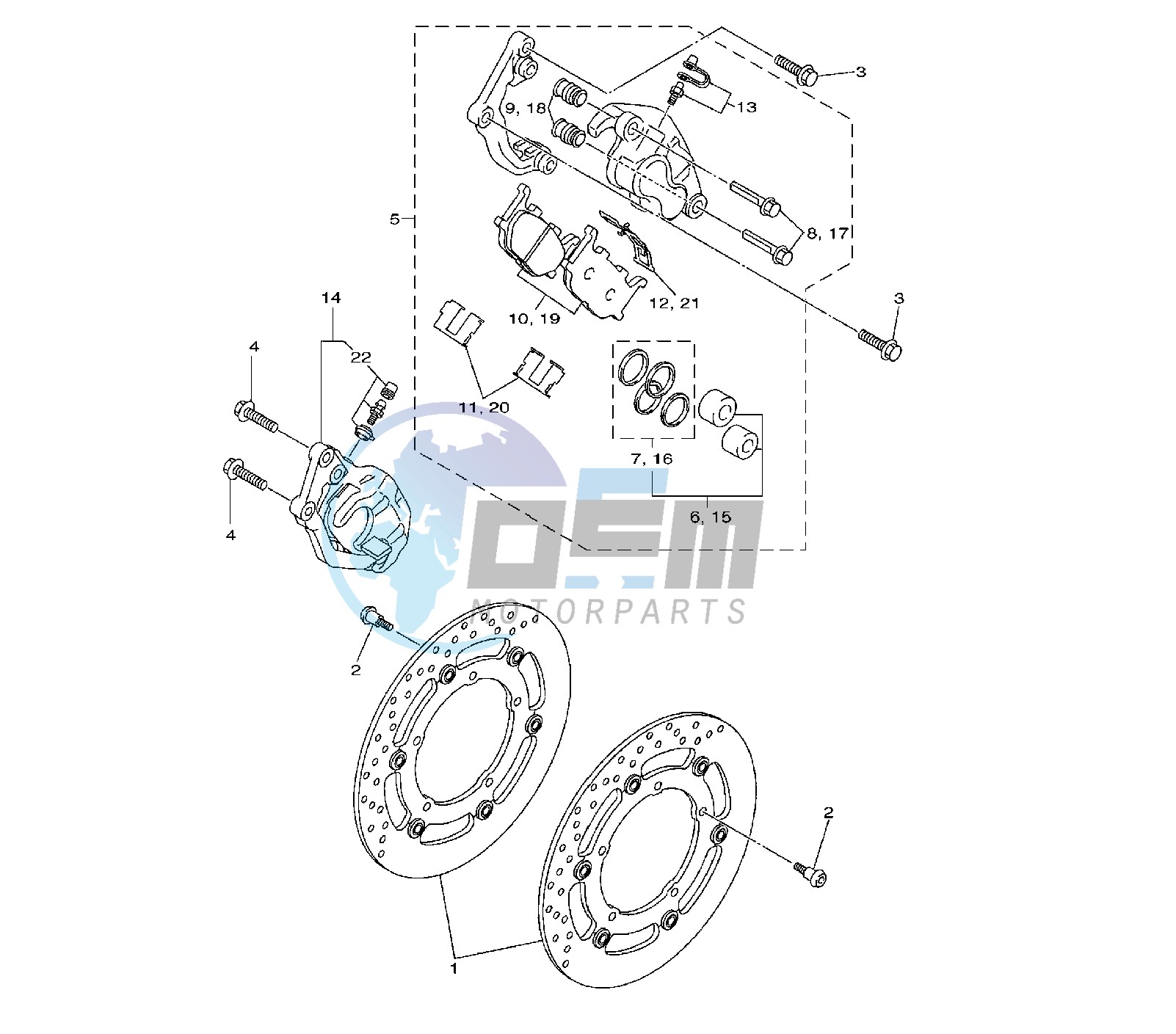 FRONT BRAKE CALIPER