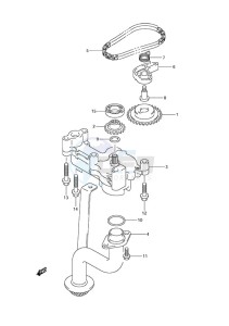 DF 225 drawing Oil Pump