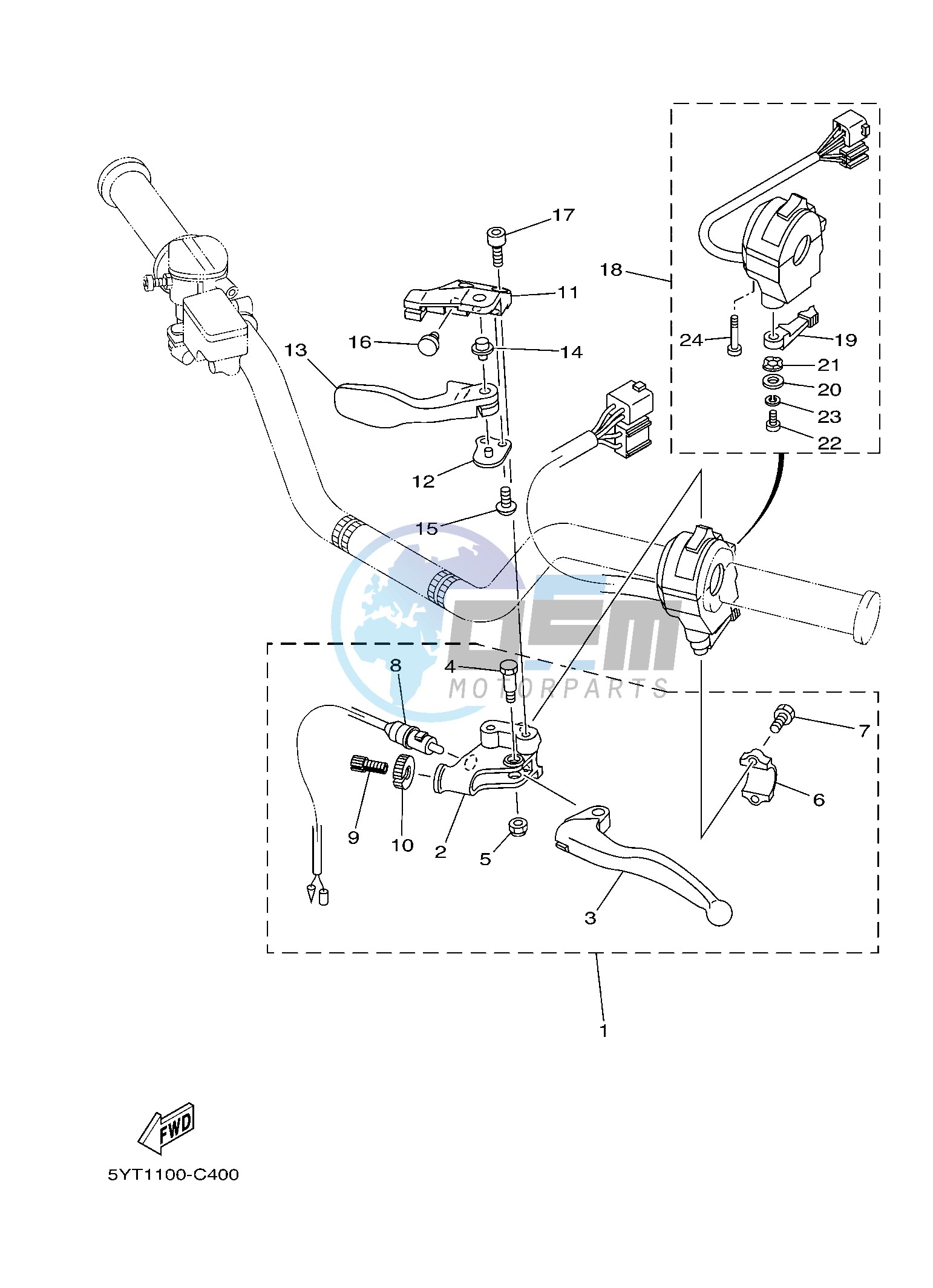 HANDLE SWITCH & LEVER