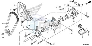 GL1800CF F6C ED drawing OIL PUMP