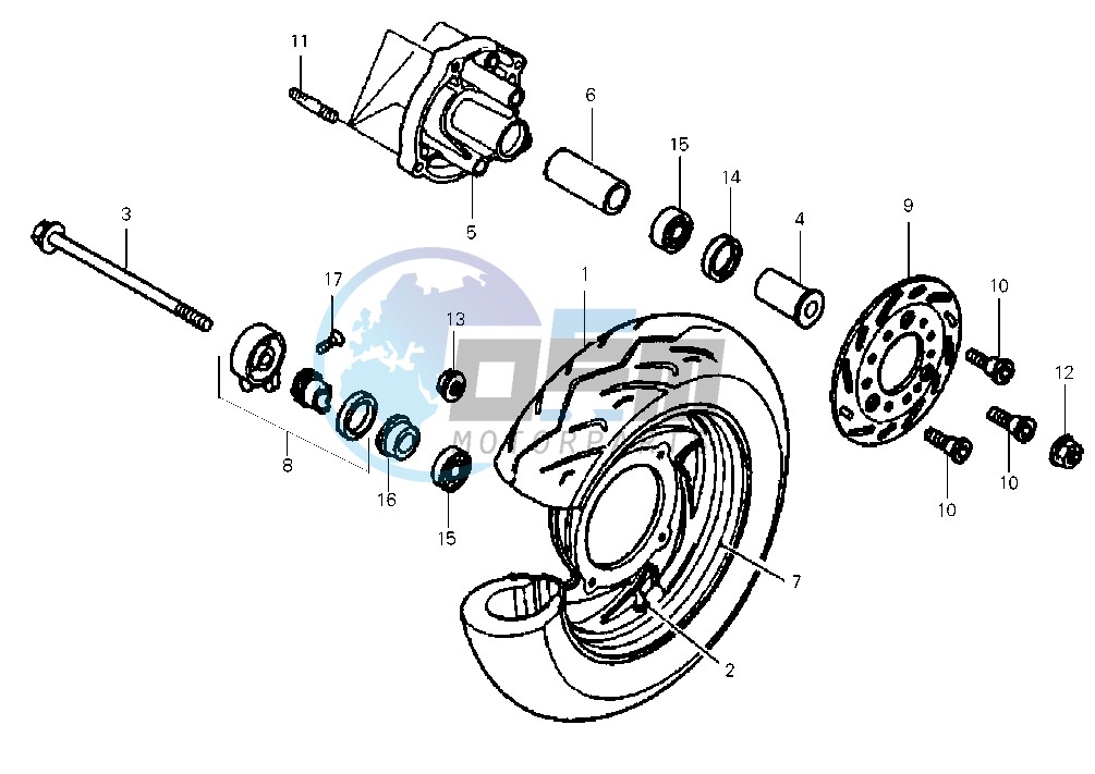 FRONT WHEEL HA10W-6