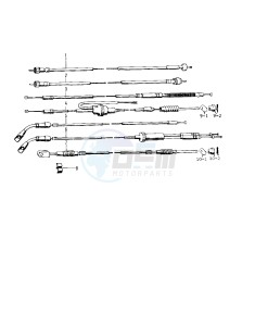 F8 (BISON A) 250 (BISON A) drawing CABLES -- 71-72 F8_F8-A- -