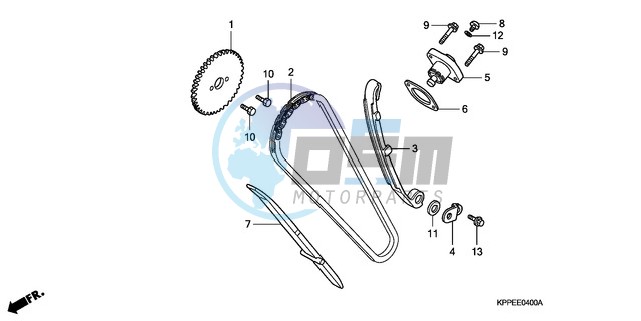 CAM CHAIN/TENSIONER