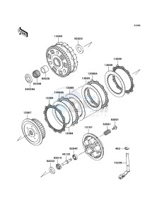 VN900_CLASSIC VN900B6F GB XX (EU ME A(FRICA) drawing Clutch