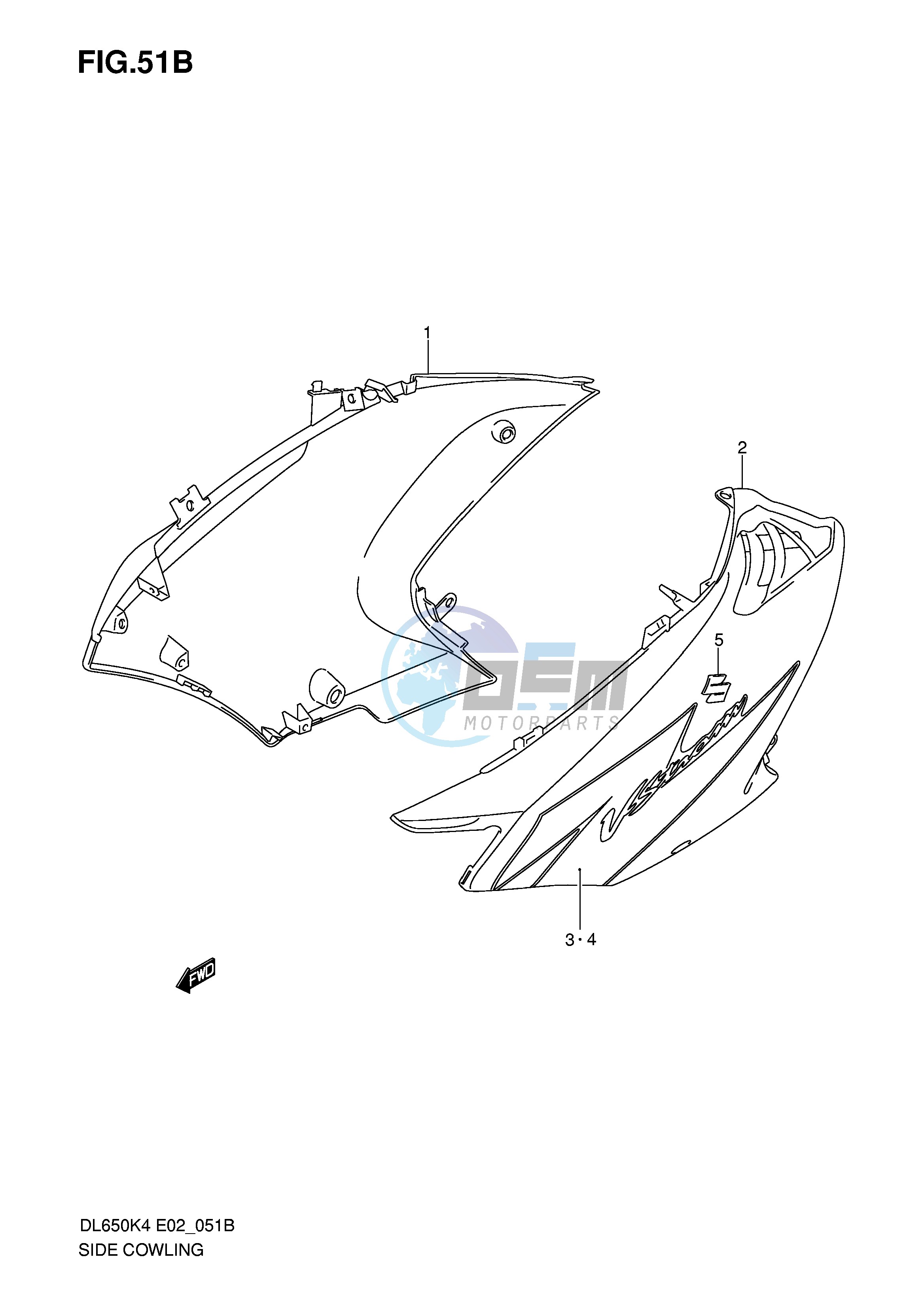 SIDE COWLING (MODEL K6)