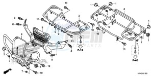 TRX500FM2G TRX500FM Europe Direct - (ED) drawing CARRIER