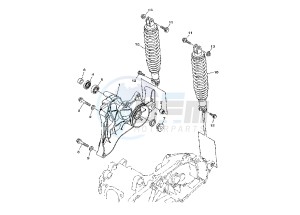 YP MAJESTY 400 drawing REAR SHOCK ABSORBER