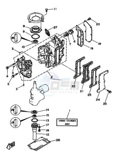 8C drawing CYLINDER--CRANKCASE