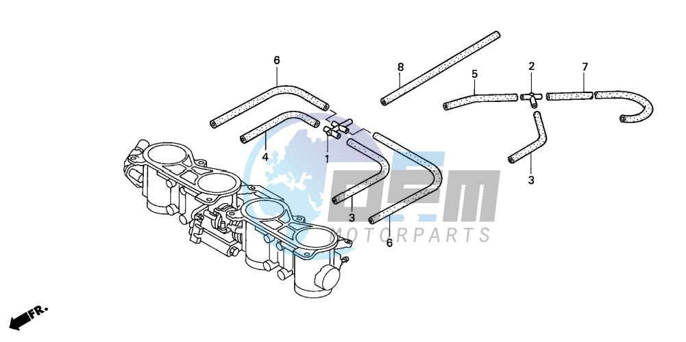 THROTTLE BODY (TUBING)