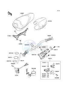 JET SKI STX-15F JT1500A6F FR drawing Handlebar