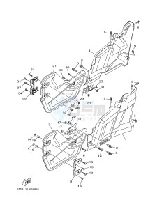 YXE700ES YXE70WPSH WOLVERINE R-SPEC EPS SE (BN56) drawing SIDE COVER