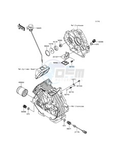 MULE 610 4x4 KAF400AGF EU drawing Oil Pump