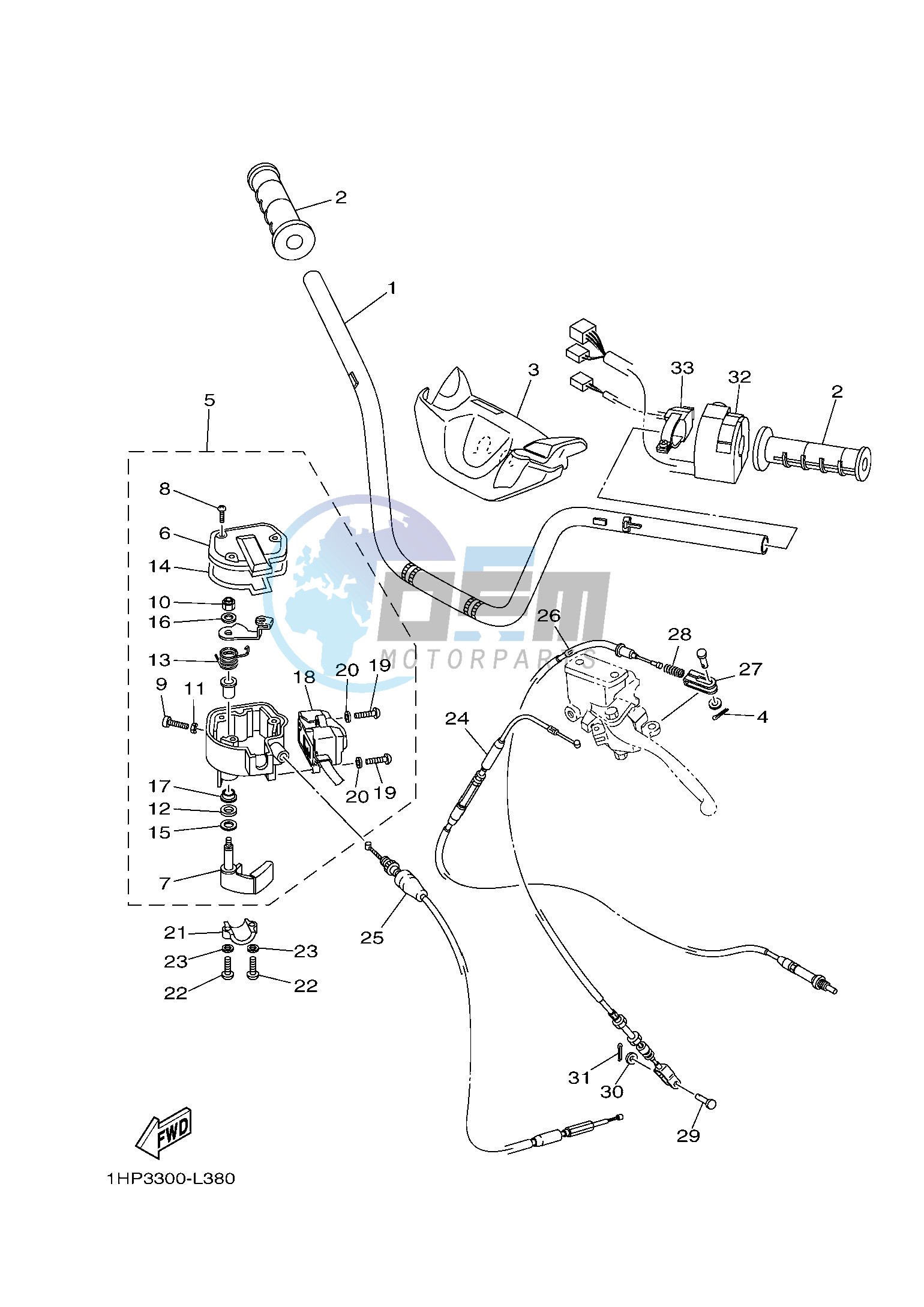 STEERING HANDLE & CABLE