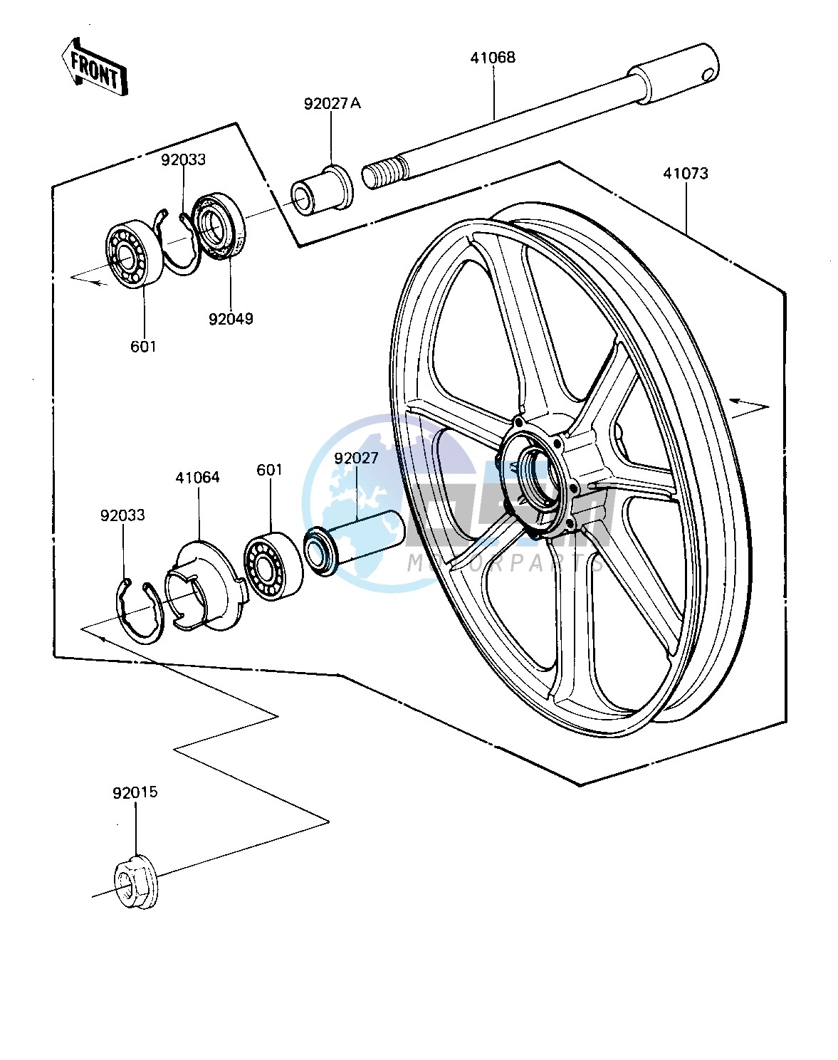 FRONT WHEEL_HUB