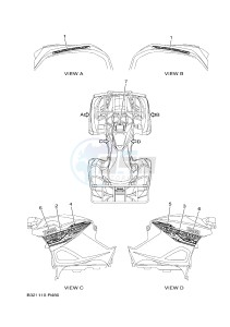 YFM700FWBD YFM70KPSH KODIAK 700 EPS SPECIAL EDITION (B329) drawing GRAPHICS