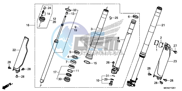 FRONT FORK (F/G)